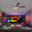 Chantalle 5-Blade Dimmable Integrated LED Ceiling Fan-1439212047