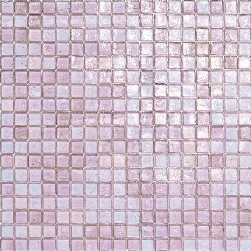 Springviolet 5/8" x 5/8" Glass Mosaic
