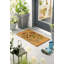 Indoor / Outdoor Coir Floral Hedgehog Mat