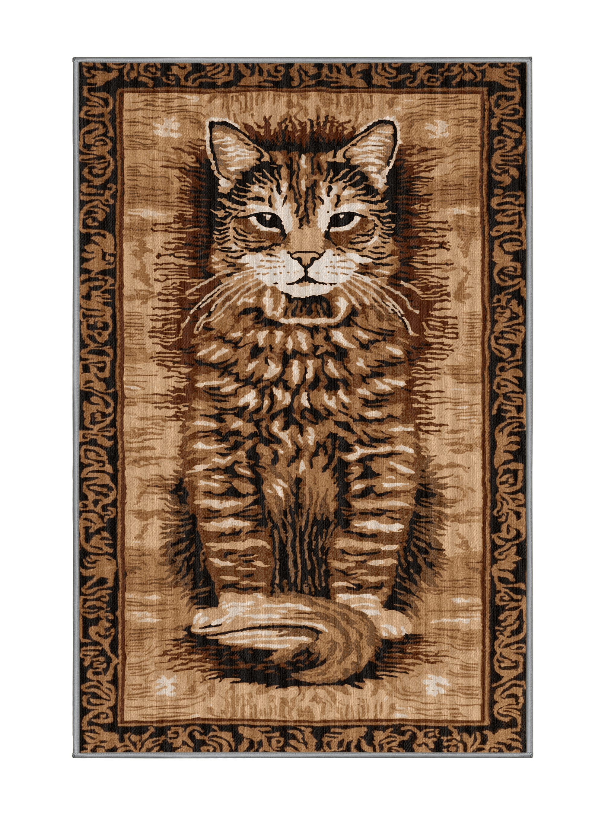 Foundry Select Washable Selkirk Rex Cats Area Rug - Wayfair Canada