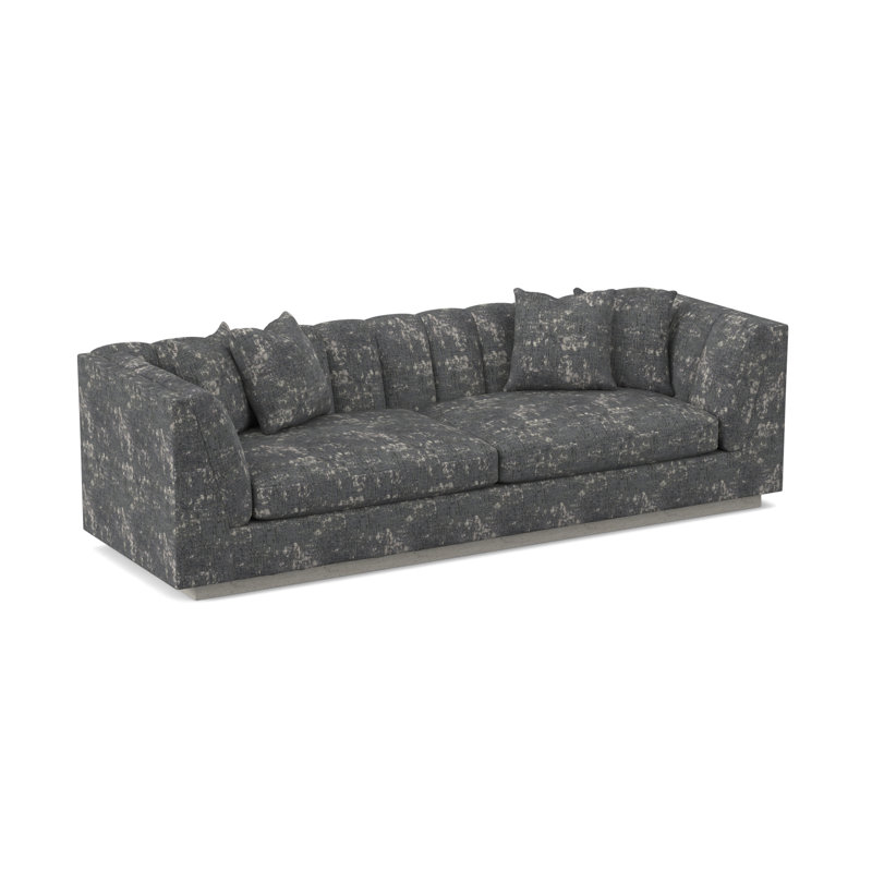 Dapper Sofa, Bisque, Filigree Ivory 100% Polyester