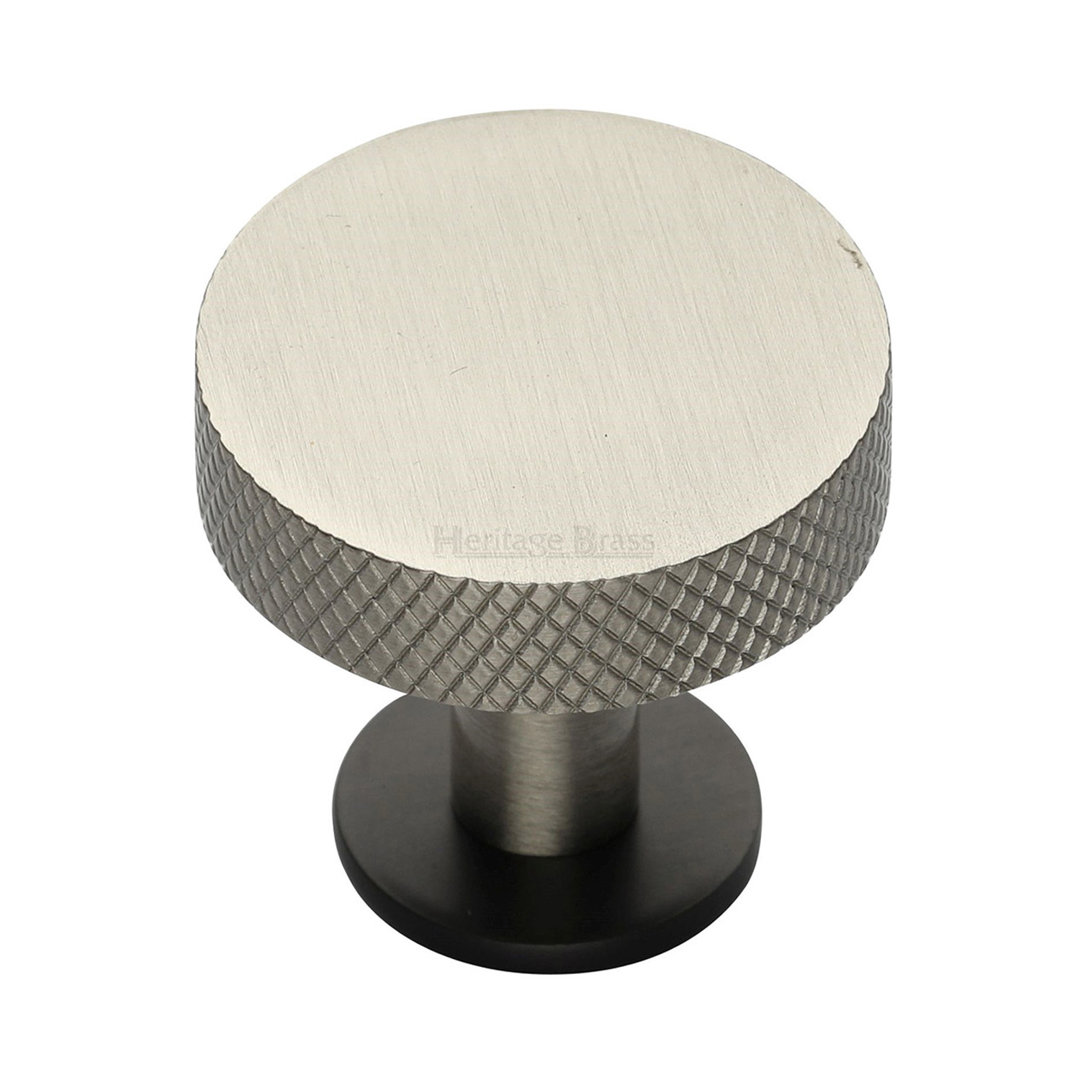 Möbelknauf Disc Knurled