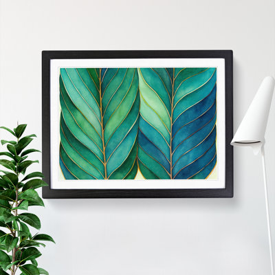 Explosive Leaf - Single Picture Frame Print
