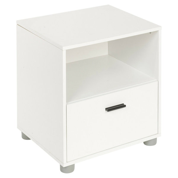 17 Stories Lashley 1 Drawer Bedside Table & Reviews | Wayfair.co.uk