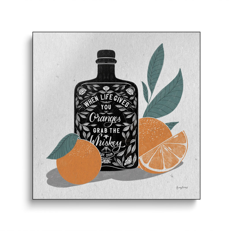Impression sur toile, "Steipeix", "Fruit Spirits Whiskey" par Becky Thorns