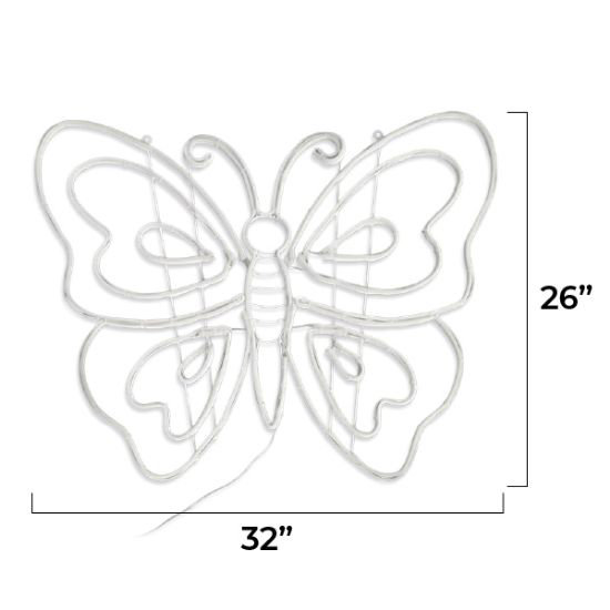 2D Butterfly Sign: Bright Spring Mix