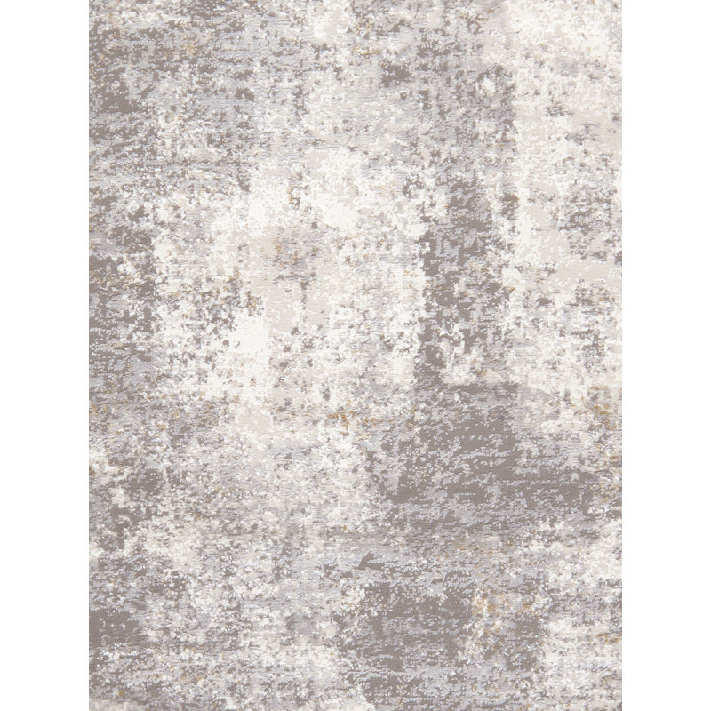 Tapis beige / gris Stella, Ovale 3 pi x 5 pi