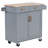 Amedeu Solid Wood Top Kitchen Cart