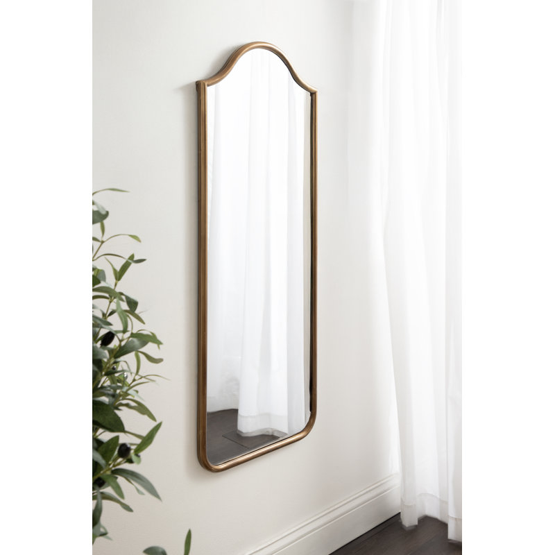 Miroir mural Fellows, Doré, 48 po x 18 po