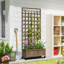 Wood Raised Garden Bed with Trellis