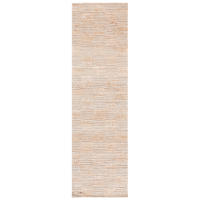 Tapis géométrique en fibre naturelle 567 jacquard, Tapis de couloir 2 pi 3 po x 8 pi