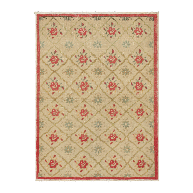 One-of-a-Kind 3'1x3'11 Hand Knotted Area Rug