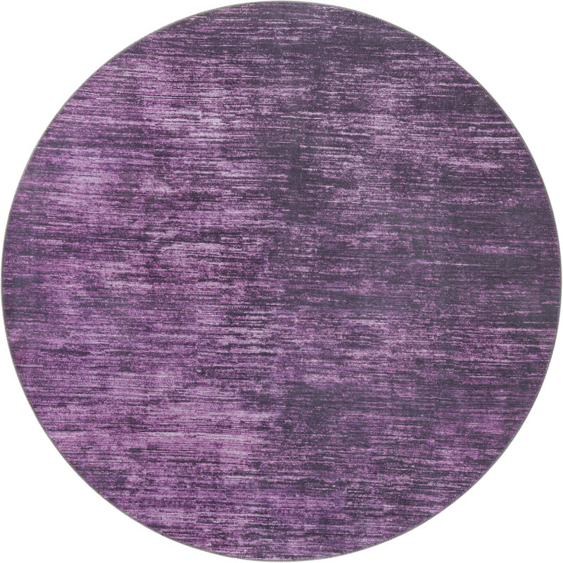 Ikhasa Chenille Indoor Rug, Round 7'10"