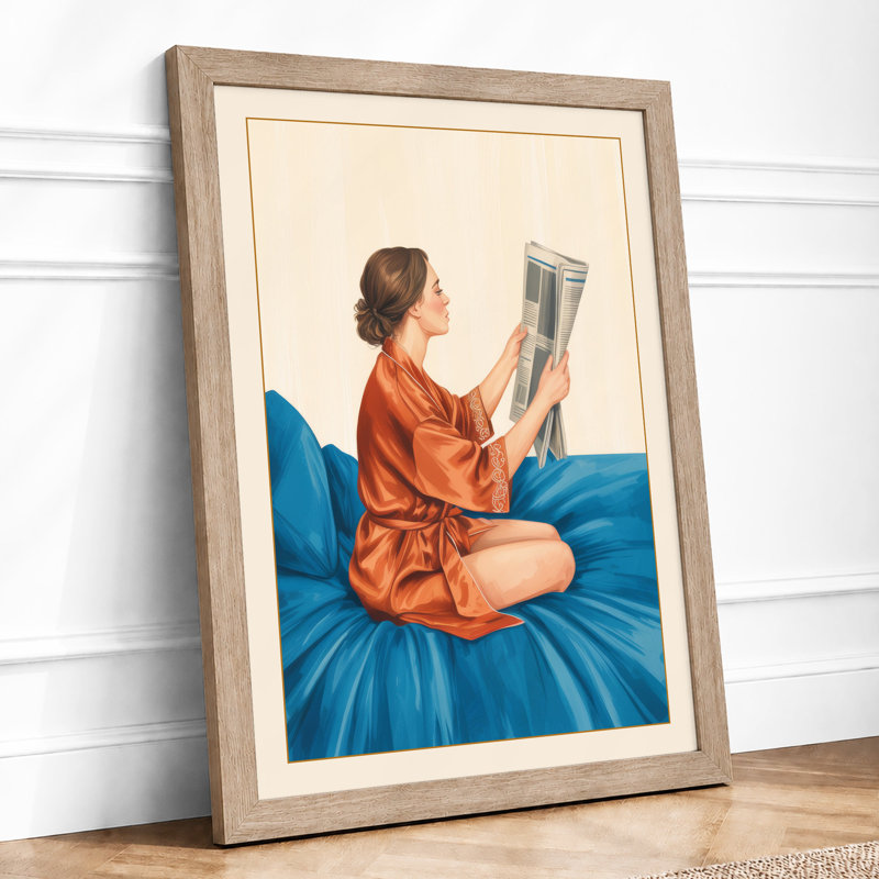 Voice in Studio Modern 1 Piece Single Picture Frame Wall Art, A2 - 59.4 x 42.0 cm, Oak