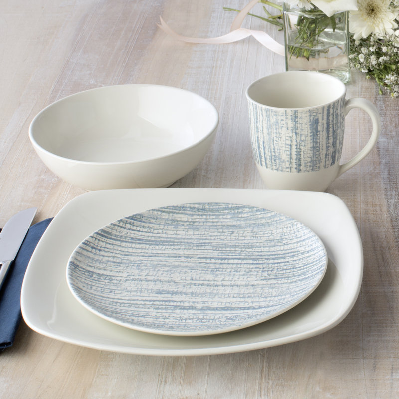 Noritake Colorwave Weave Accent Plates, 8.25", Blue