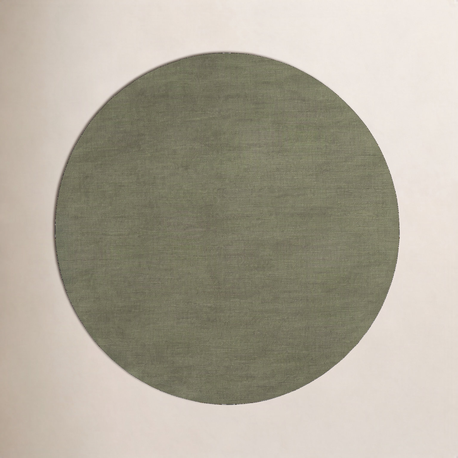 Crowe Sage Hand-Loomed Wool Rug, Round 9'9"