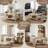 Allyannah 31.1" Modern Contemporary Square Coffee Table with Shelf-1811616400