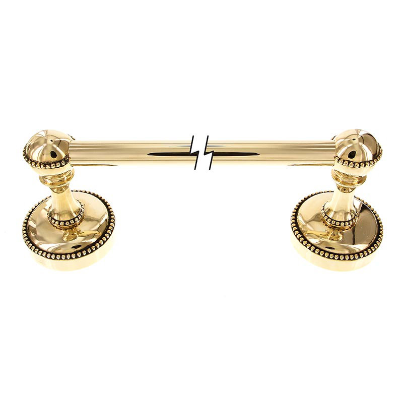 Sanzio Towel Bar, 2.43" H x 32.5" W x 3.75" D, Antique Gold