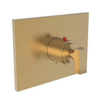 Joffrey 3/4" Square Thermostatic Trim Plate With Handle
