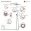 Robinet de douche Calder avec valve brute-61901581