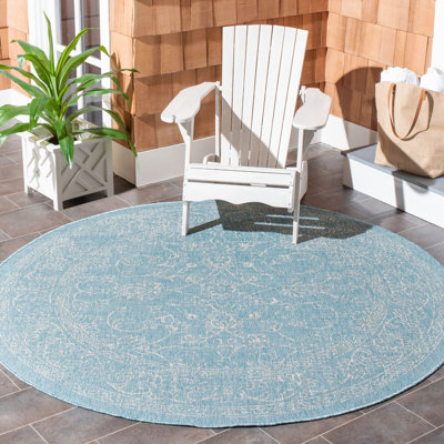 Amedee Performance Solid Color Indoor/Outdoor Area Rug
