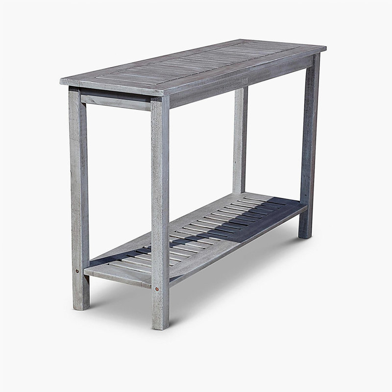 Console Eucalyptus, gris argenté