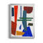 «Colorful Shapes IV», toile encadrée de qualité supérieure - prête à être accrochée-824486223-824486213
