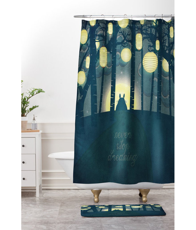 Tapis pour salle de bain totoros rêve forest