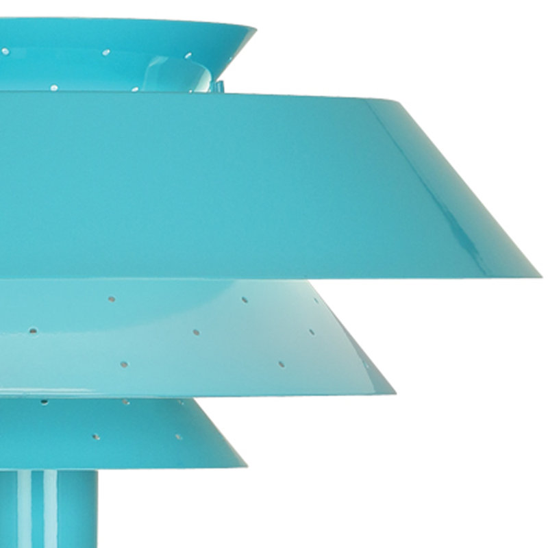 Lampe de table 26,5 po Pierce, Bleu crème