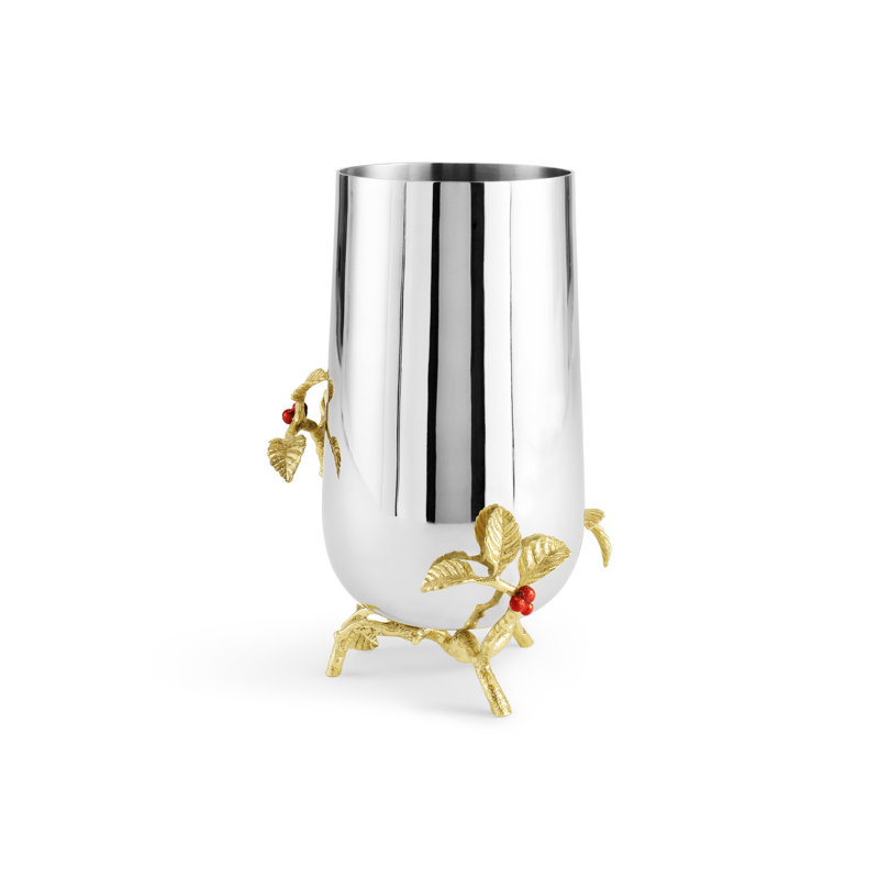 Cardinal Stainless Steel and Aluminum Table Vase