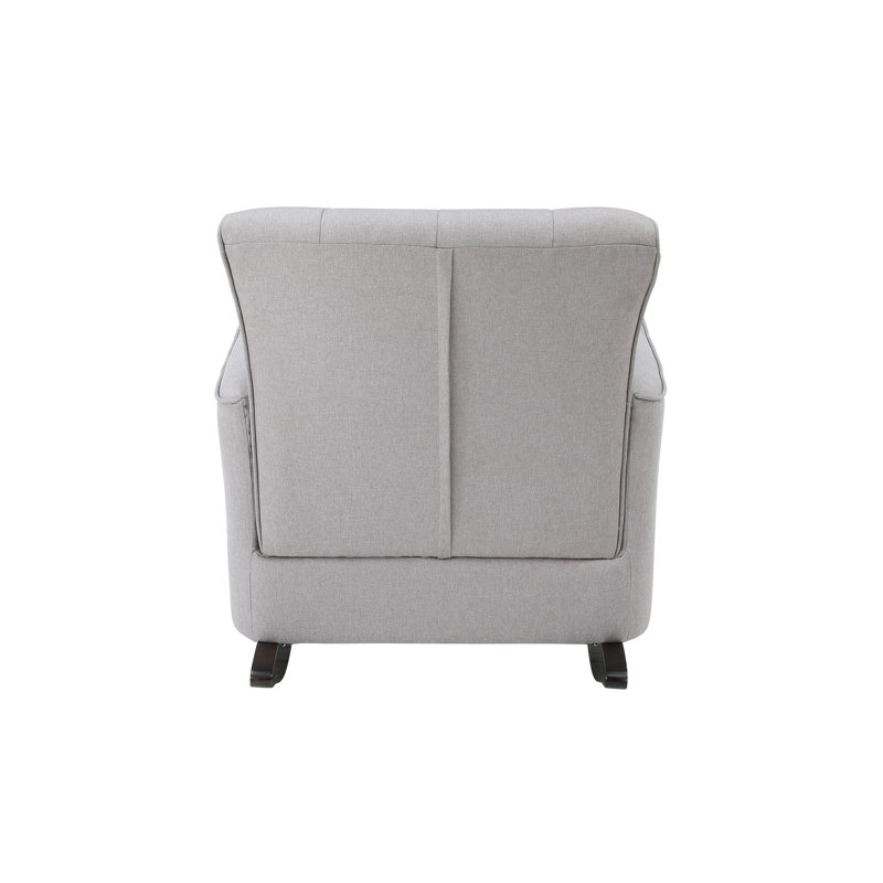 Chaise berçante avec accoudoirs