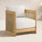 Fontaine Solid Wood Outdoor Lounge Chair with Olefin Cushions