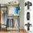 Heavy Duty Freestanding Garment Rack with Adjustable Shelves and Rails