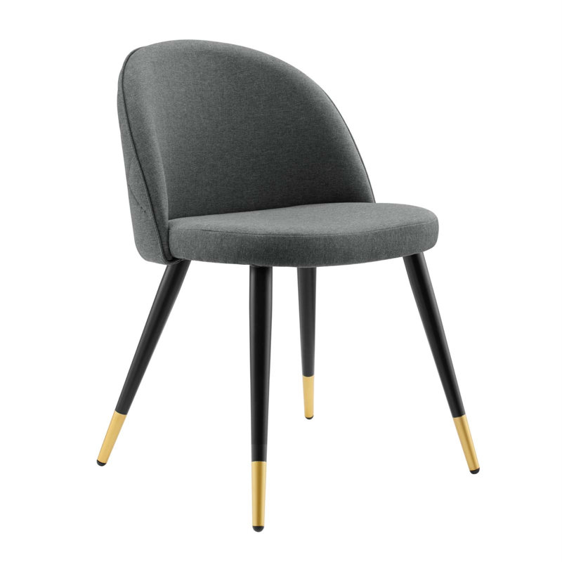Chaises de salle à manger Cordial Performance - ensemble de 2, Polyester gris foncé