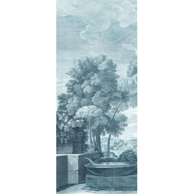 Milieu du sol - Triptyque bleu A