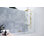 Panneau de douche fixe simple sans cadre 34 po x 58,25 po Vela