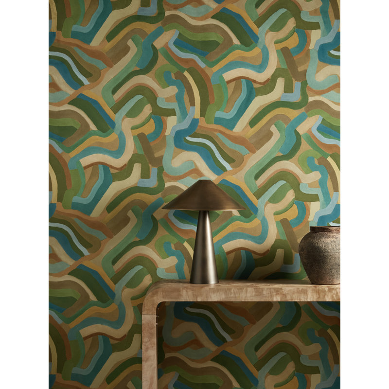 Spiralis Ochre/Turquoise/Forest