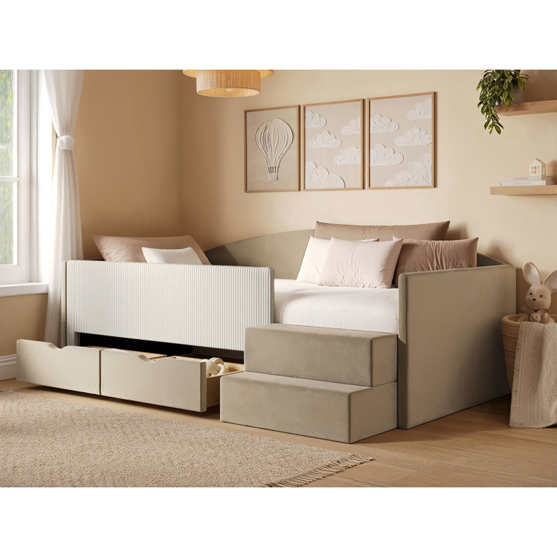 Upholstered Daybed, Beige
