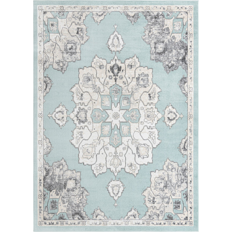 Troayurgh Oriental Indoor Rug, Rectangle 10' x 14'