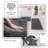 Complete 22 Piece Bathroom Accessory Set with Bath Rugs, Shower Curtain Set, Liner, and Hooks-95756586