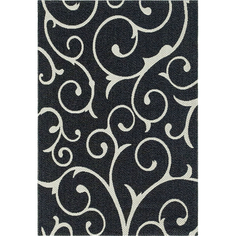 California Cotton Abstract Indoor Rug, Rectangle 8'5" x 11'4"