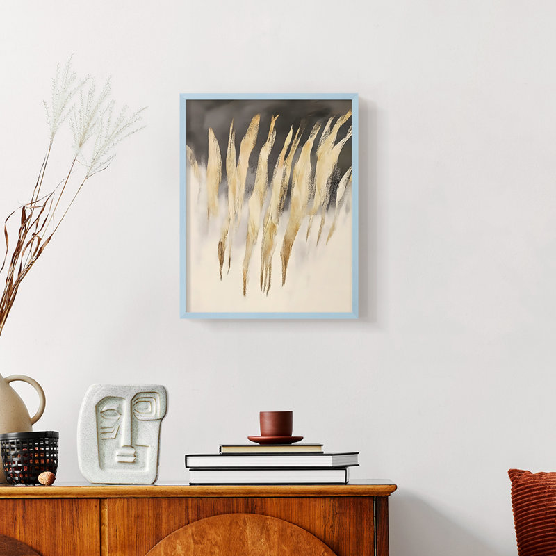Série FLORAL DCLXI - reproduction encadrée de qualité supérieure - prête à être accrochée - aucun clou requis