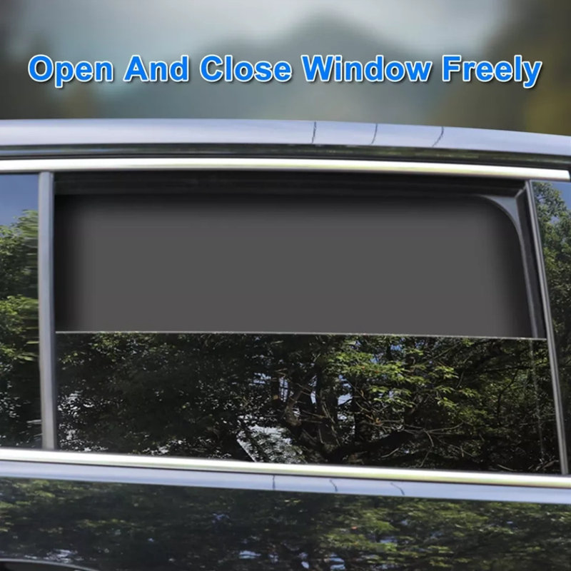 4x Magnetic Car Side Front Rear Window Sun Shade Mesh Shield Uv Protection Cover