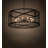 12 - Light Textured Black Sputnik Pendant