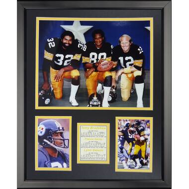 Legends Never Die NFL Pittsburgh Steelers - 1970s Posed Framed Memorabili