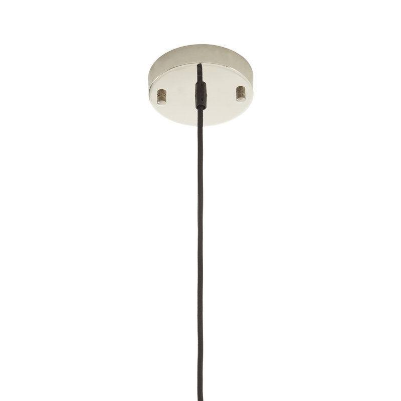 Burress 1 - Light Silver Dome Pendant