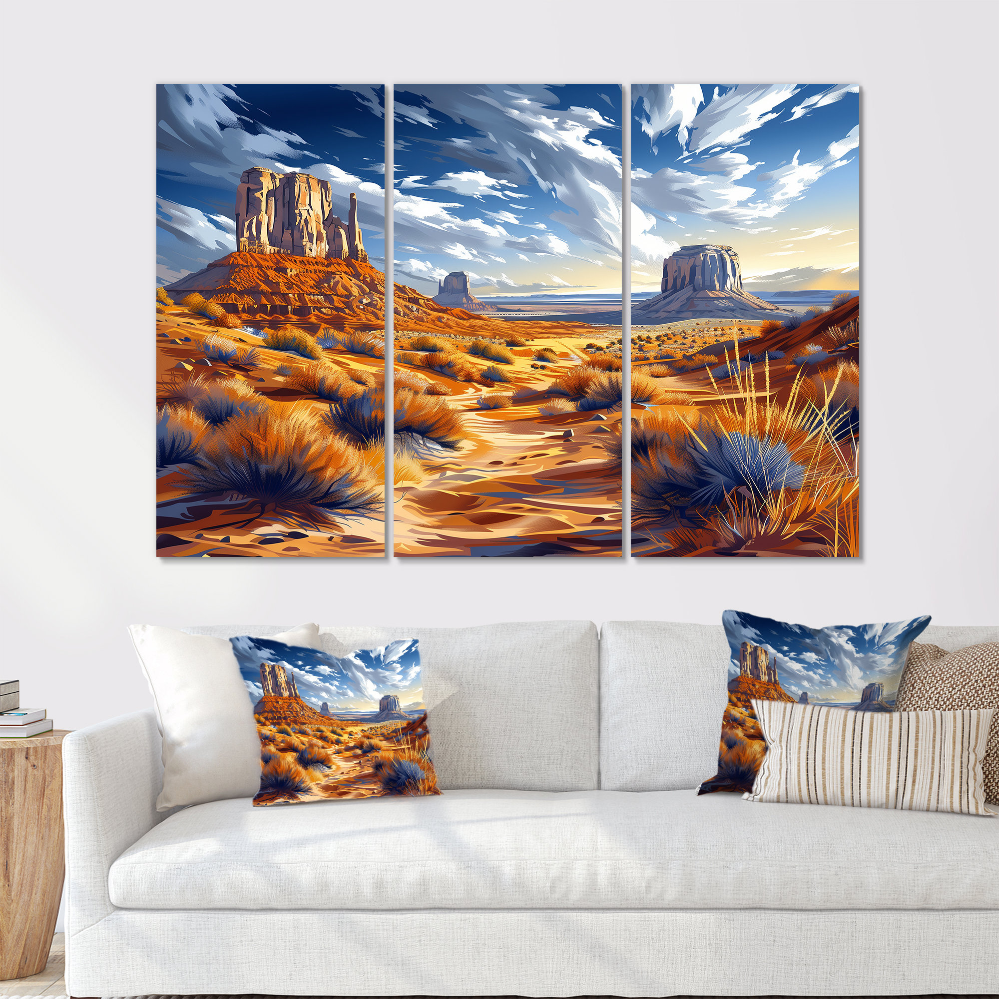 Design Art Modern Monument Death Valley Desert II - Desert Wall Art ...