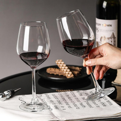 Wine Glasses Set Of 12,12Oz Red Wine Glasses,For Red Or White Wine, High-End Banquet, Party, Bar, Wedding, Gift