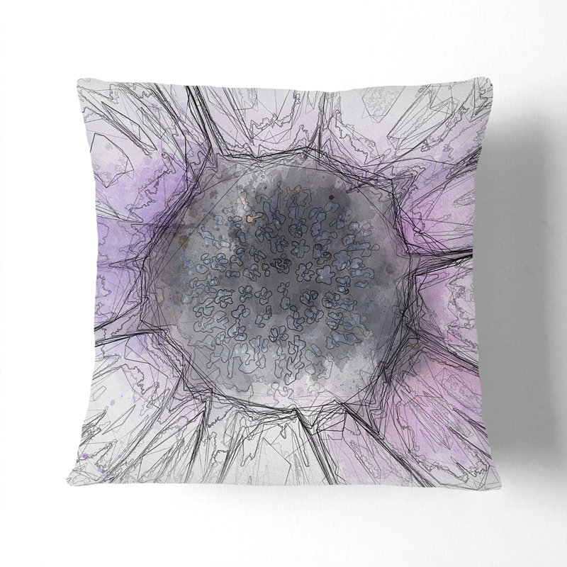 Square Throw Cushion, Black, 40cm H x 40cm W x 15cm D