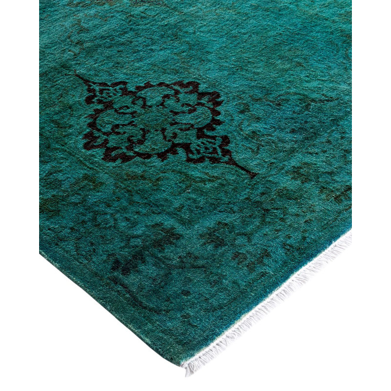 Overyed One-of-a-Kind Runner 2'6" X 13'10" Hand Knotted Area Rug
